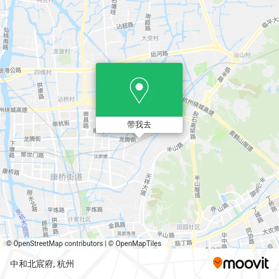 中和北宸府地图