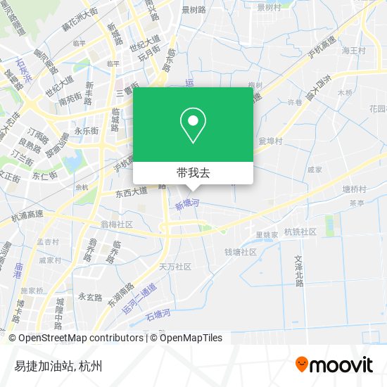 易捷加油站地图