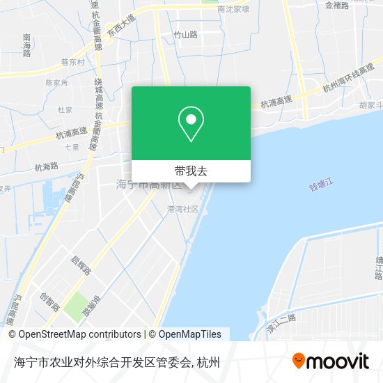 海宁市农业对外综合开发区管委会地图