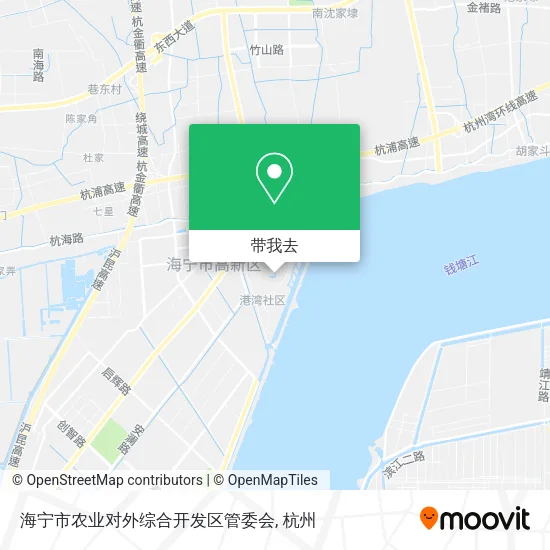 海宁市农业对外综合开发区管委会地图