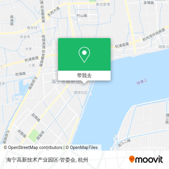 海宁高新技术产业园区-管委会地图