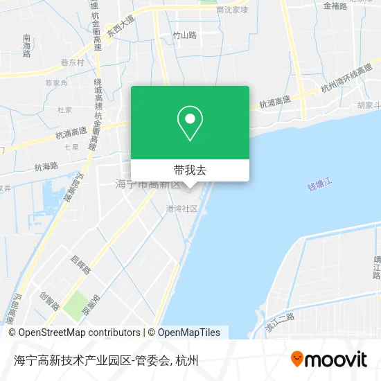 海宁高新技术产业园区-管委会地图