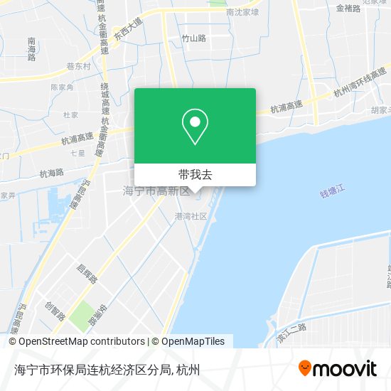 海宁市环保局连杭经济区分局地图