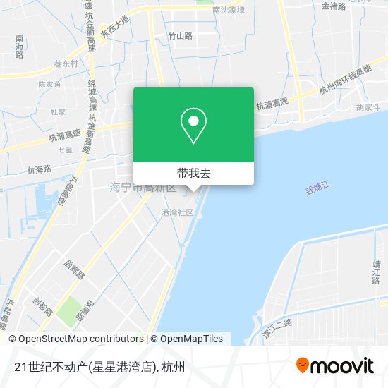 21世纪不动产(星星港湾店)地图