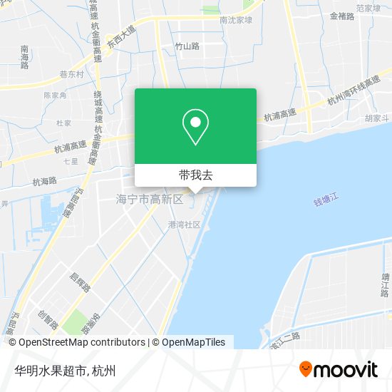 华明水果超市地图