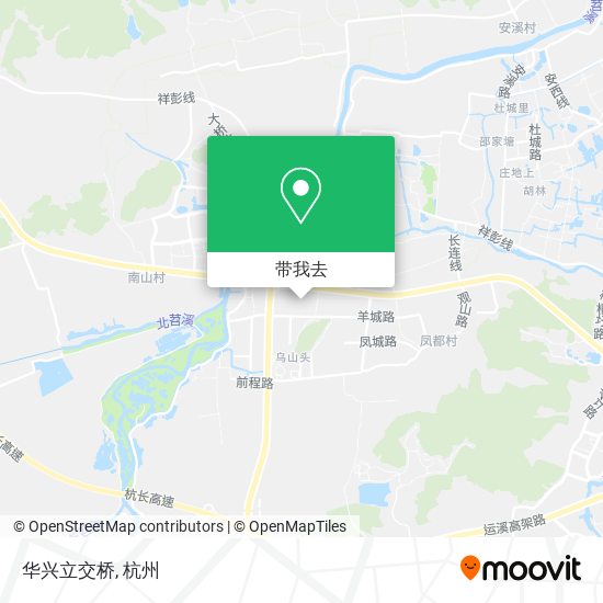 华兴立交桥地图