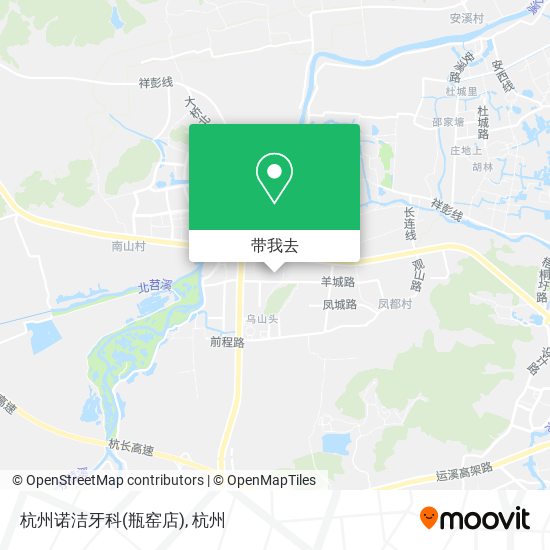 杭州诺洁牙科(瓶窑店)地图