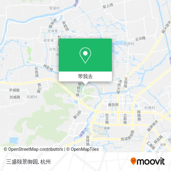 三盛颐景御园地图