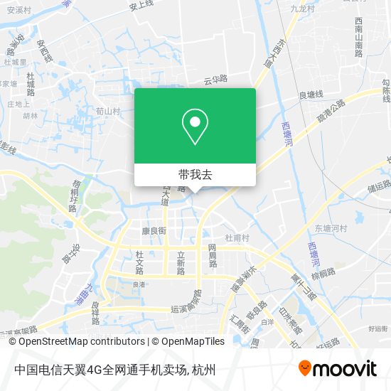 中国电信天翼4G全网通手机卖场地图