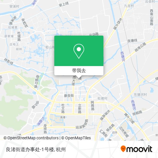 良渚街道办事处-1号楼地图