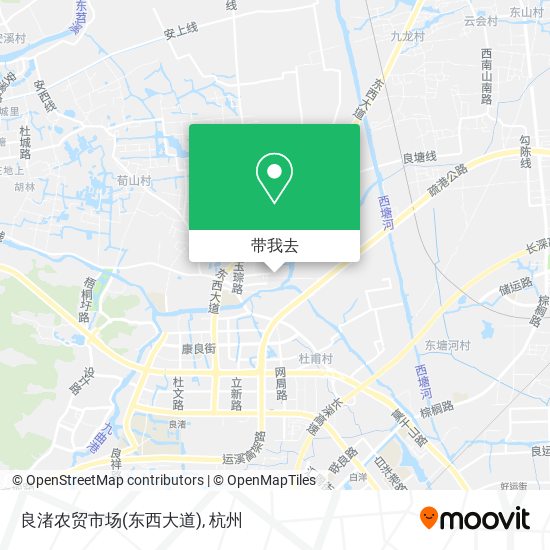 良渚农贸市场(东西大道)地图