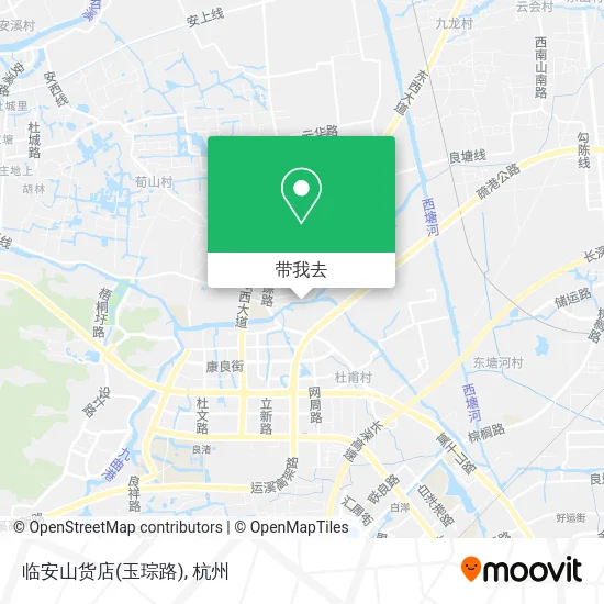 临安山货店(玉琮路)地图