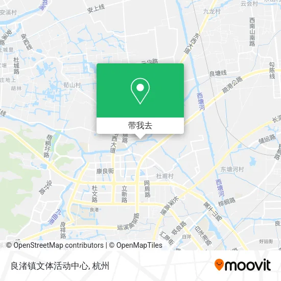 良渚镇文体活动中心地图