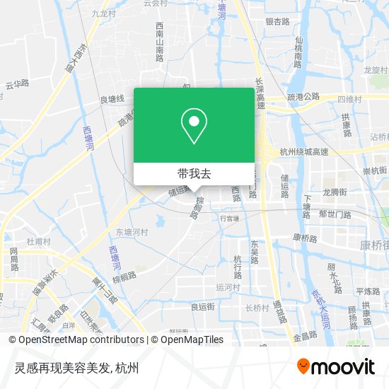 灵感再现美容美发地图