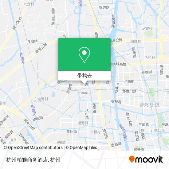 杭州柏雅商务酒店地图