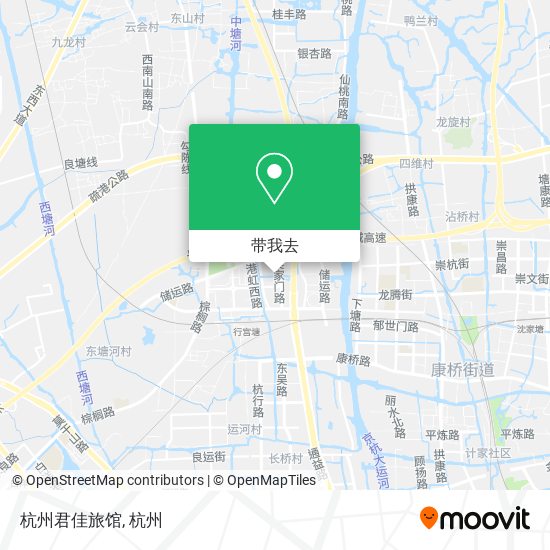杭州君佳旅馆地图