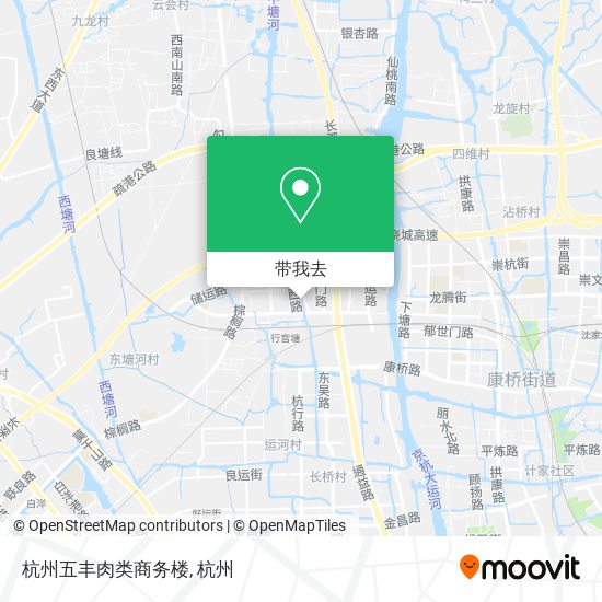 杭州五丰肉类商务楼地图