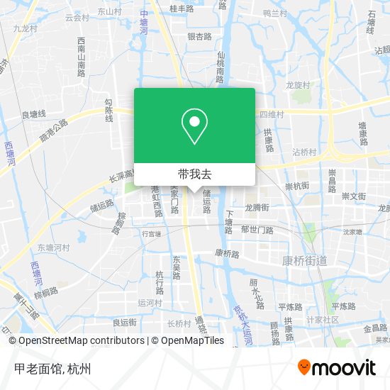 甲老面馆地图