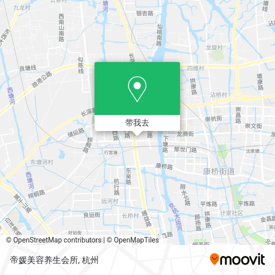 帝媛美容养生会所地图