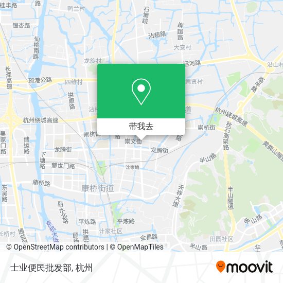 士业便民批发部地图