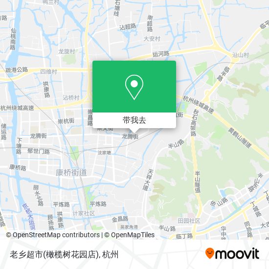 老乡超市(橄榄树花园店)地图