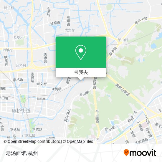 老汤面馆地图