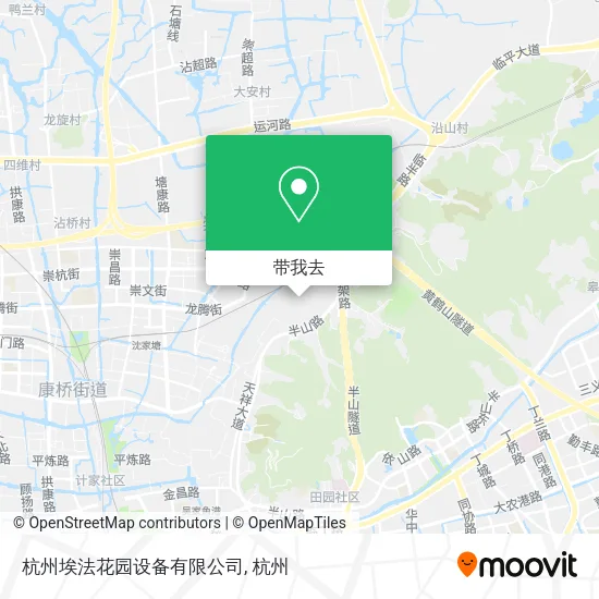 杭州埃法花园设备有限公司地图