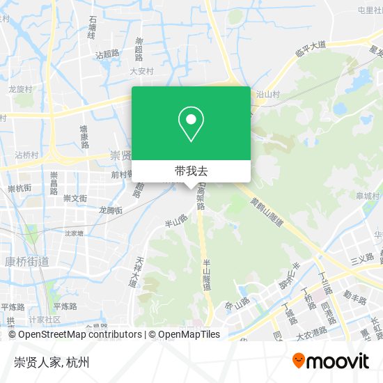 崇贤人家地图