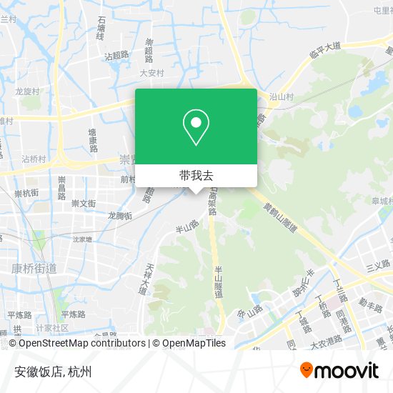 安徽饭店地图