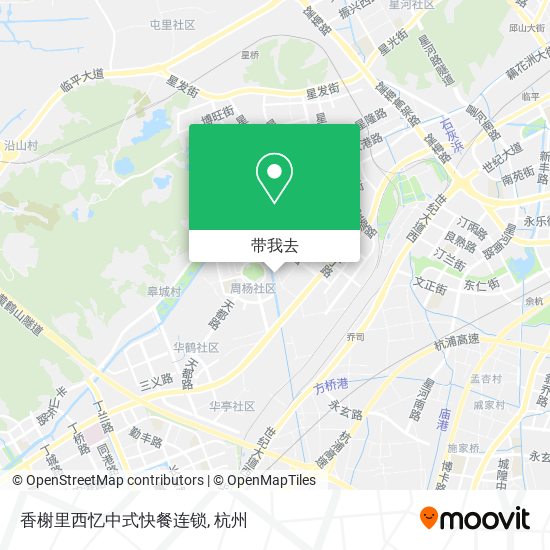 香榭里西忆中式快餐连锁地图