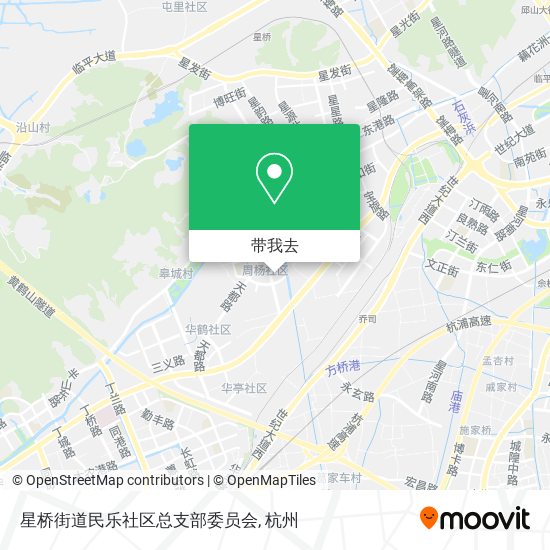 星桥街道民乐社区总支部委员会地图