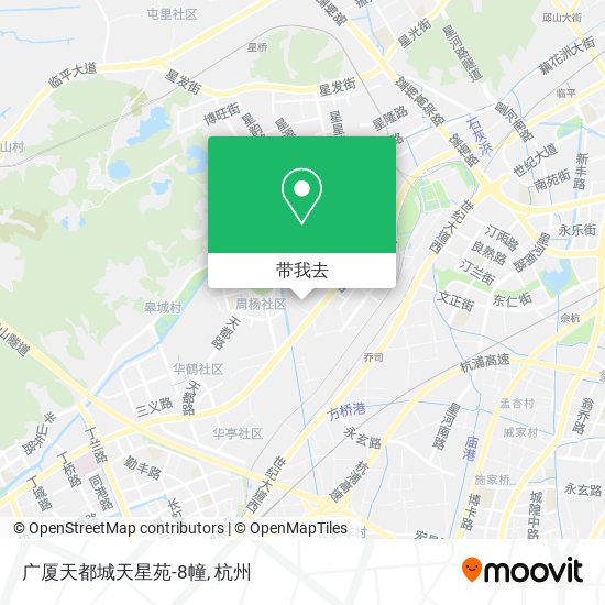 广厦天都城天星苑-8幢地图