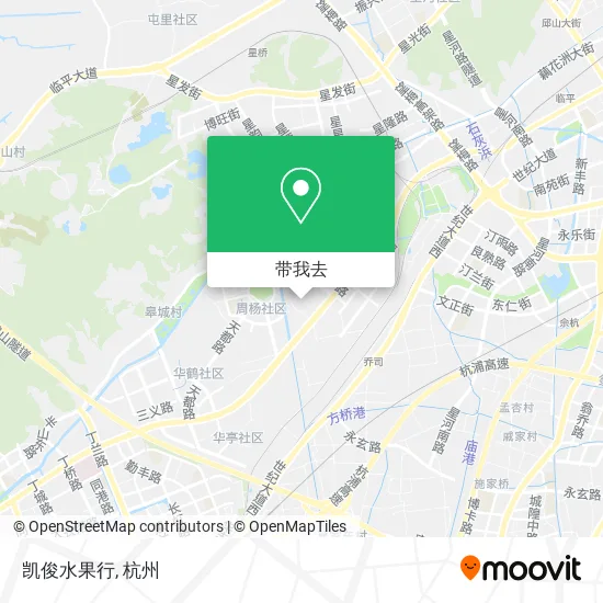 凯俊水果行地图