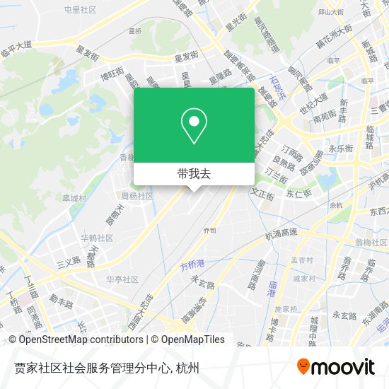 贾家社区社会服务管理分中心地图