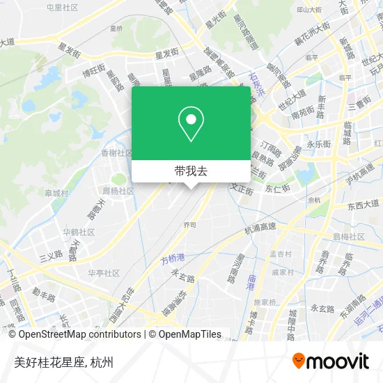美好桂花星座地图