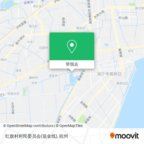 红旗村村民委员会(翁金线)地图