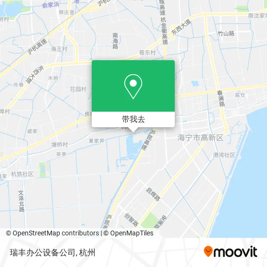 瑞丰办公设备公司地图