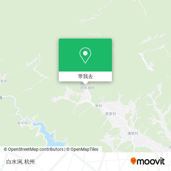 白水涧地图