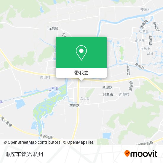 瓶窑车管所地图