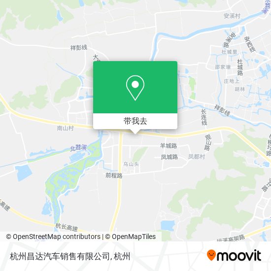 杭州昌达汽车销售有限公司地图
