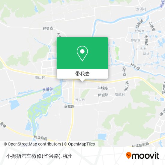 小拇指汽车微修(华兴路)地图