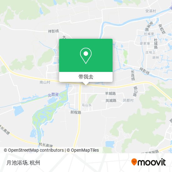月池浴场地图