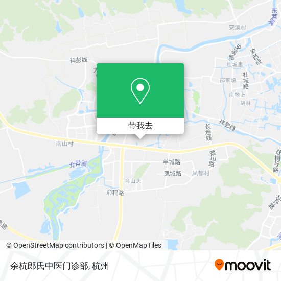 余杭郎氏中医门诊部地图