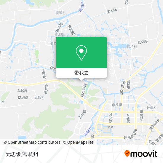 元忠饭店地图