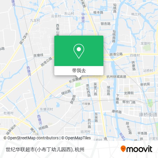 世纪华联超市(小布丁幼儿园西)地图