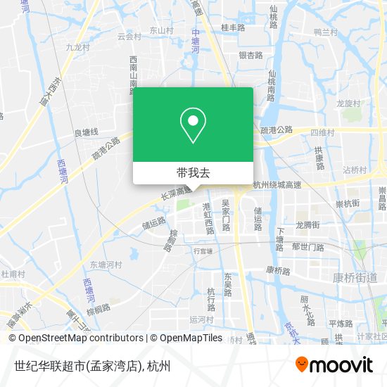 世纪华联超市(孟家湾店)地图