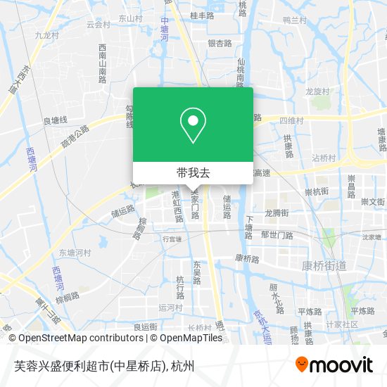 芙蓉兴盛便利超市(中星桥店)地图