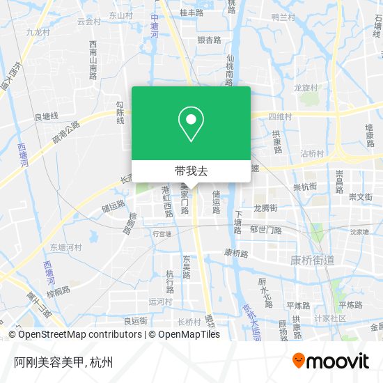 阿刚美容美甲地图