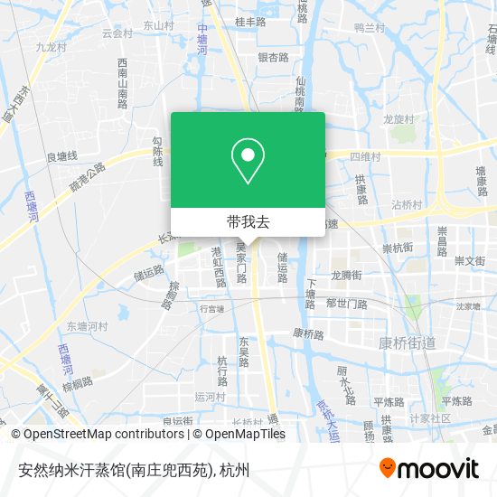 安然纳米汗蒸馆(南庄兜西苑)地图