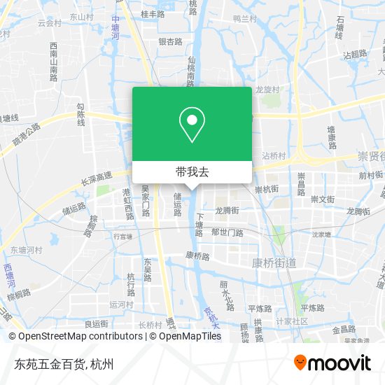 东苑五金百货地图